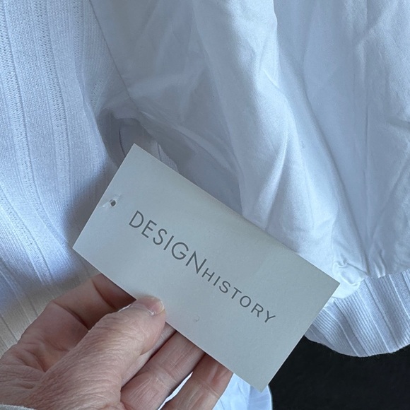 Design History White Ribbed Blouse - Picture 2 of 12